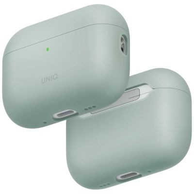 7. Uniq Lino Silicone Case for AirPods Pro 3 - Green