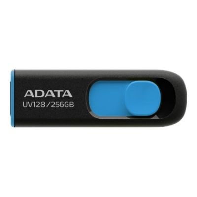 5. ADATA UV128 256GB USB Flash Drive USB Type-A 3.2 Gen 1 (3.1 Gen 1) Black, Blue