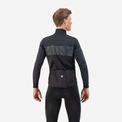 4. Rogelli ATTQ winter jacket black and gray L