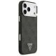 4. Guess 4G Triangle Logo MagSafe Case for iPhone 17 Pro Max / 18 Pro Max - Black & Silver
