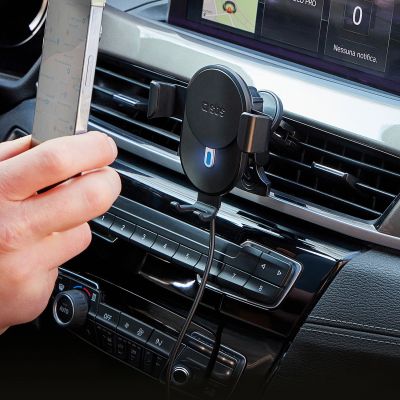 4. Smartphone holder with inductive charger SBS TESUPWIR10CLIPSTG 10W - black