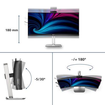 5. Philips Monitor 86.4cm (34.0") 34B2U6603CH 21:09 HDMI+DP+USB-C gray