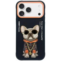 Nimmy Glasses Cool Dog Case for iPhone 17 Pro - Black