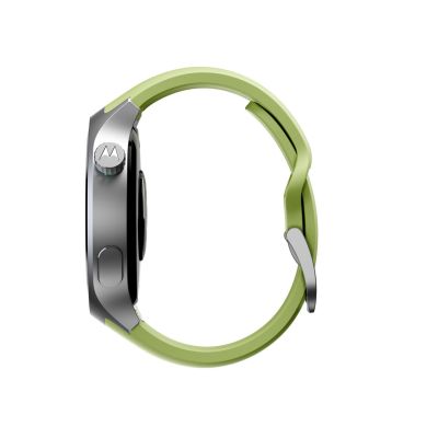 5. Motorola Moto Watch 512MB Silver_Stainless Steel + Herbal Garden_Silicone Silver