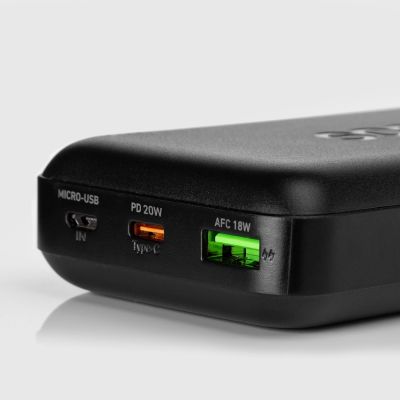 6. Powerbank SBS TTBB20000PD20K 20000 mAh 20W PD USB-C, USB-A, Micro-USB - black