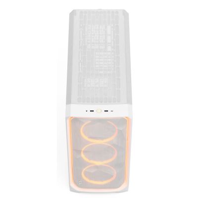 6. Fractal Design Meshify 3 XL Ambience Pro RGB Clear Tint White ATX case