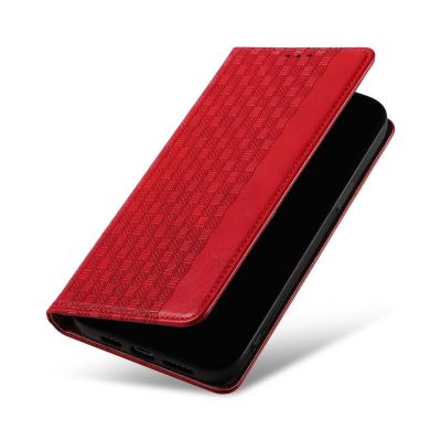 9. Magnet Strap Case for Samsung Galaxy S23+ Flip Wallet Mini Lanyard Stand red