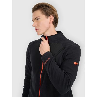 4. Polartec regular men's fleece with stand-up collar 4F 4FWAW25TFLEM333-020S