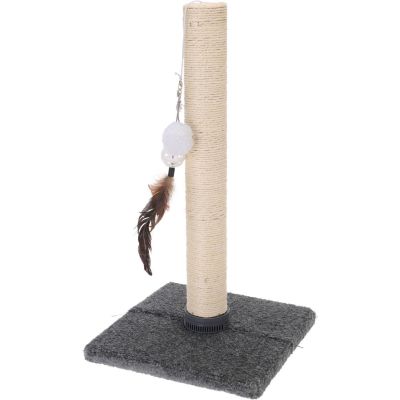 5. CAT SCRATCHING POST WITH TOY 53CM