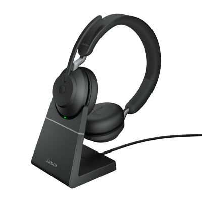 7. Jabra Evolve2 65, UC Stereo Headset Wireless Headband Office/Call Center USB Type-A Bluetooth Black