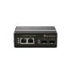 2. LevelOne IGP-0431 Switch - unmanaged - 2 x 10/100/1000 (PoE) + 2 x Gigabit SFP - DIN rail mountable - PoE - DC power supply