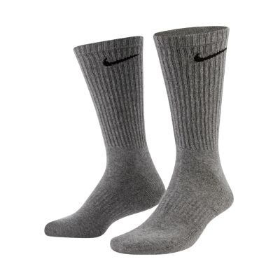 2. Nike Everyday Cush Crew Socks, 6 Pairs, Grey SX7666 064
