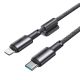 3. Joyroom S-A50 Unlimited Series 30W USB-C - Lightning Cable with Magnetic Organizer 1.2m - Gray
