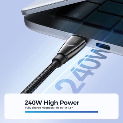 6. Joyroom Pioneer Series SA31-CC5 USB-C / USB-C 240W Cable 1.2m - Black