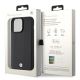 8. BMW Leather Diamond Pattern case for iPhone 15 Pro - black