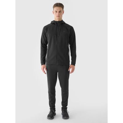 6. Men's training sweatshirt with a hood 4F 4FWAW24TFSWM405-20S