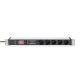 2. Digitus Power strip with aluminum profile and switch, surge protection, integrated mains filter, 5 sockets with contacts