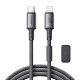 Joyroom S-A50 Unlimited Series 30W USB-C - Lightning Cable with Magnetic Organizer 1.2m - Gray
