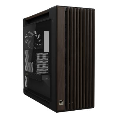 27. ASUS ProArt PA602 Wood Edition Modern Black - Tempered Glass Panel Midi Tower Black, Wood