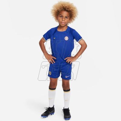 Nike Chelsea FC 2023/24 JSY Stadium Home Jr Football Kit DX2799-496