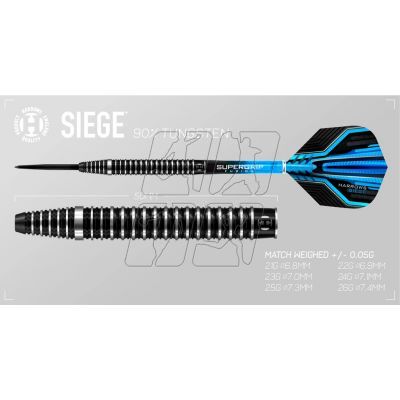 4. Harrows Siege Darts 90% Steeltip HS-TNK-000016027
