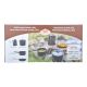 7. Esschert Design FF215 Camping Kitchen Utensil Set Black