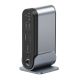 10. Baseus UnionJoy USB-C Docking Station 2xHDMI4K@60Hz 1xDP4K@60Hz 3xUSB-A3.0 2xUSB-C3.0 2xUSB-A2.0 1xRJ45 PD PC 1xSD+TF 1x3.5mm minijack - gray