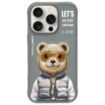 Nimmy Cool&Cute 2.0 Bear Case for iPhone 16 Pro - Gray