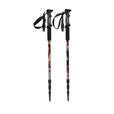 3. CMP Bern Trekking Poles Black and Orange 3B36297 C905