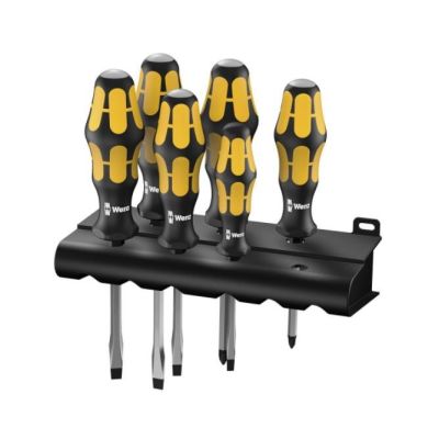 2. Kraftform screwdriver set for striking + hanger, 6 pieces