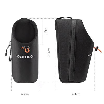 7. Rockbros P002 Handlebar Bag Compatible with Scooters and Folding City Bikes 1.5L - Black