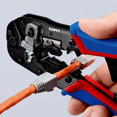 10. Knipex 97 51 13 Cable Crimping Tool Crimping Tool Black, Blue, Red