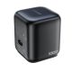 3. Acefast Z10 GaN 100W 3xUSB Desktop Charger with Retractable USB-C Cable and TFT Display - Black