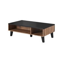 LOTTA 110 wotan coffee table + matt black