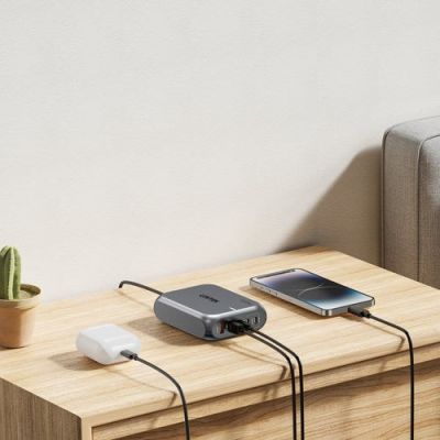 15. Stationary GaN charger UNITEK P1234AGY01-EU 188W 3xUSB-C 2xUSB-A