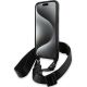 4. BMW M Edition Carbon Tricolor Lines & Strap case for iPhone 15 / 14 / 13 - black