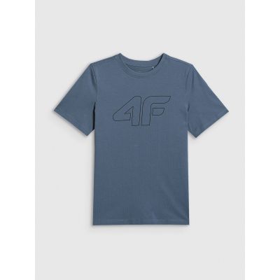 6. Boy's regular printed T-shirt 4F 4FJRSS26TTSHM3599-10S