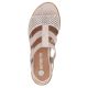 19. Comfortable wedge sandals Remonte W RKR667, pink gold