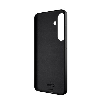 5. Puro Icon Silicone Case for Samsung Galaxy S25 - Black