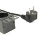 4. GEMBIRD 19-inch Rack Power Strip PDU EG-PDU-014 1U, 16 A, 8 x SCHUKO, 3 m Cable