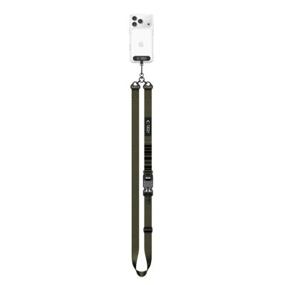 3. Tech-Protect C9S Rope Crossbody Phone Lanyard - Green