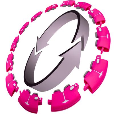 14. HULA HOP WITH MASSAGER, WEIGHTS AND COUNTER FUCHSIA ENERO FIT