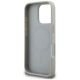 7. Karl Lagerfeld Grained Pattern & Logo MagSafe Case for iPhone 16 Pro - Gray