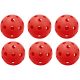 8. UNIHOC MATCH BALL RED ENERO 6 PCS