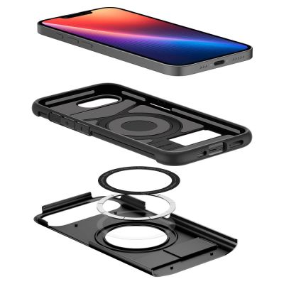8. Spigen Slim Armor MagSafe Case for iPhone 16e / 17e - Black