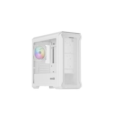 2. GENESIS Irid 503 Mini Tower Transparent, White