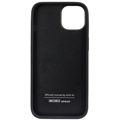 4. Audi Genuine Leather iPhone 14 6.1" black/black hardcase AU-TPUPPCIP14-Q8/D1-BK