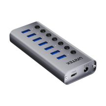 UNITEK HUB USB-A 3.0 7-IN-1, 5GBPS WITH SWITCH
