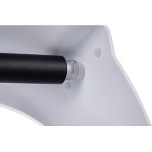 Toilet seat extension with handles
