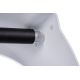Toilet seat extension with handles